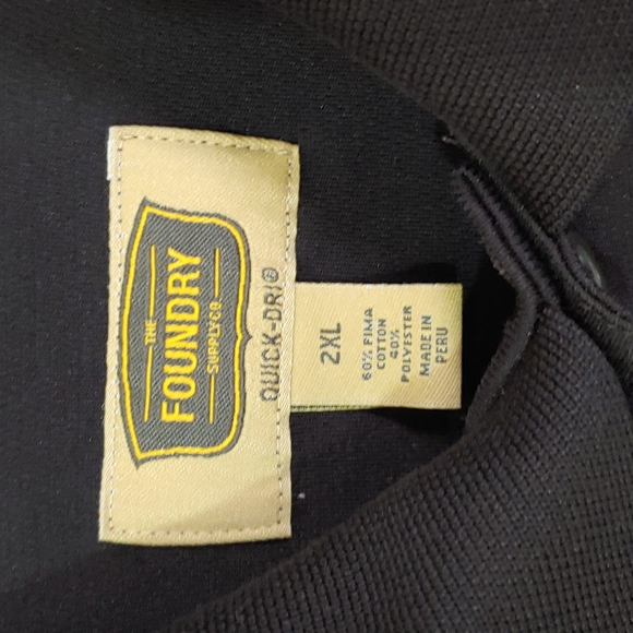 The Foundry Supply Co Men's Size 2XL Quick-Dri Polo - Picture 2 of 6